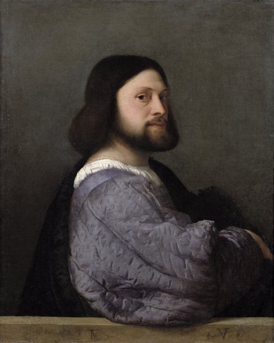 Portrait of a Man, c.1512 by Tiziano Vecelli